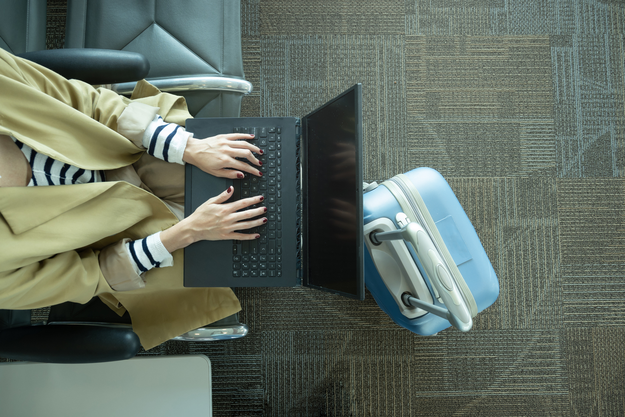 Arbeiten am Flughafen