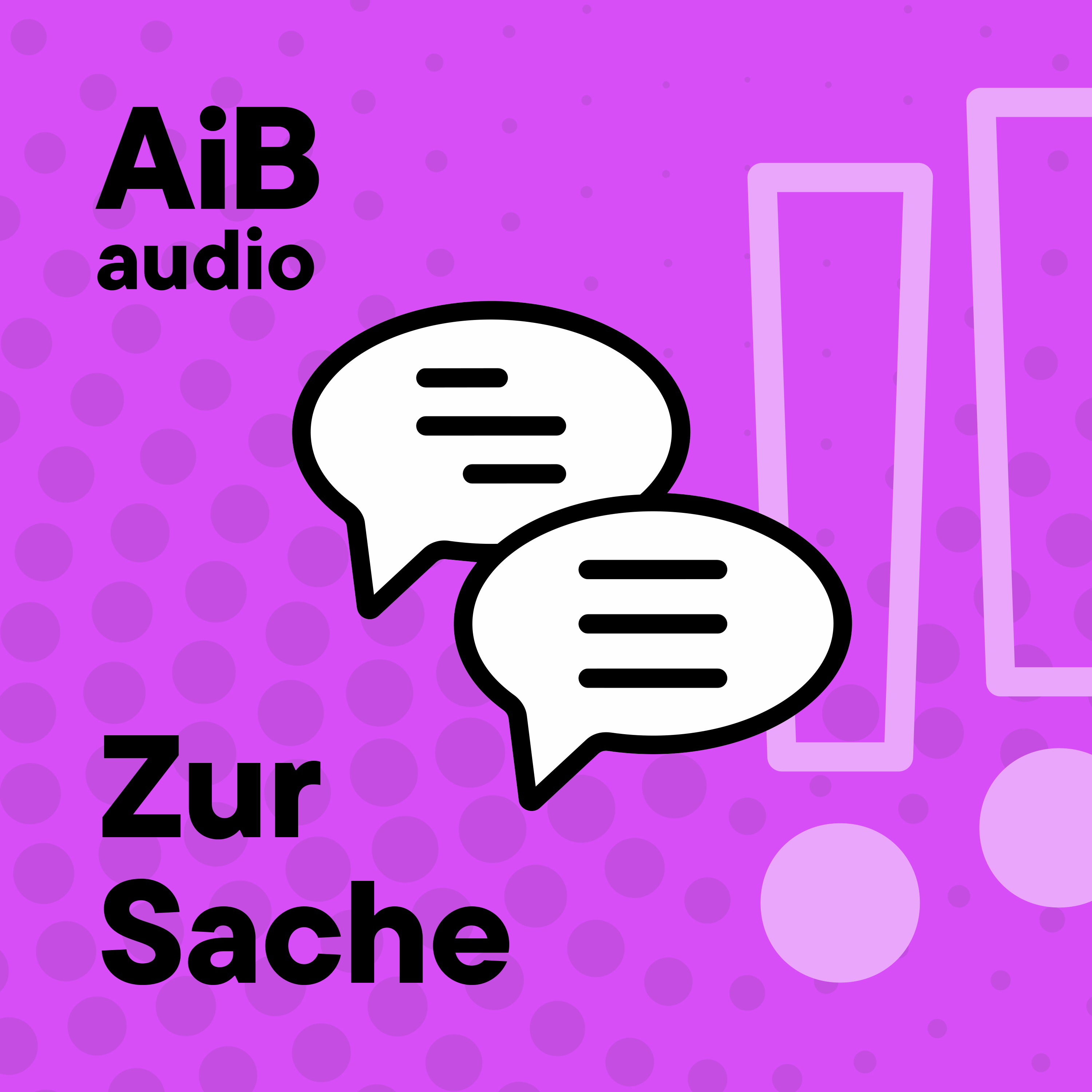 AiB Audio: Zur Sache Logo für den Podcast Zur Sache
